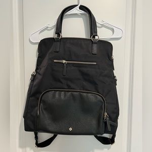 Samsonite Black Convertible Backpack Travel Bag
